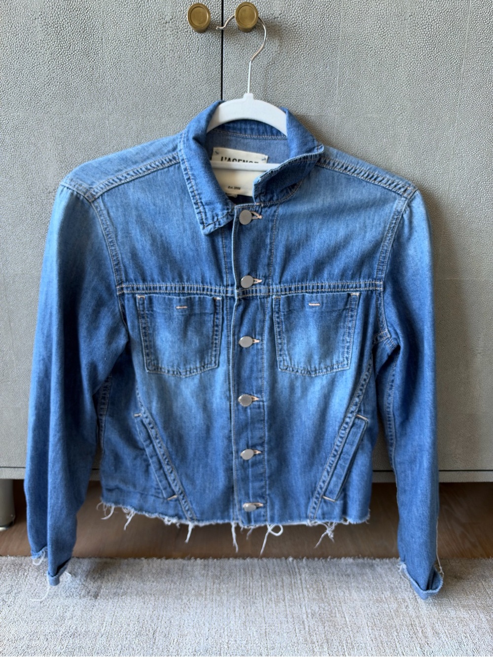 L’Agence light weight denim Jacket